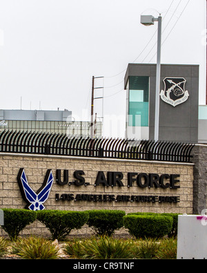 US Air Force Base di Los Angeles in El Segundo California Foto Stock