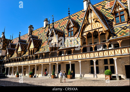 Beaune ospizio, Borgogna, Francia. Foto Stock