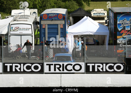 Santa Pod Raceway vicino a Wellingborough Bedfordshire GB UK 2012 Foto Stock