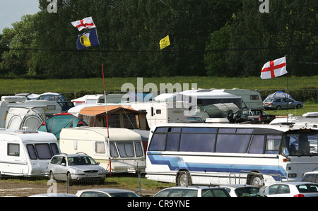 Santa Pod Raceway vicino a Wellingborough Bedfordshire GB UK 2012 Foto Stock