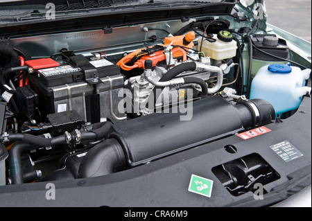 Cella a combustibile idrogeno veicolo, Mercedes classe B a zero emissioni, motore elettrico, Berlino, Germania, Europa Foto Stock