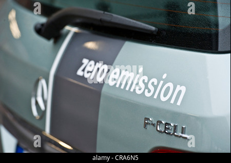 Cella a combustibile idrogeno veicolo, Mercedes classe B a zero emissioni, Berlino, Germania, Europa Foto Stock