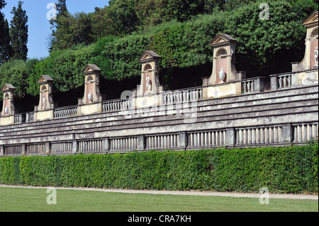 L'anfiteatro nel Giardino di Boboli di Firenze, Toscana, Italia, Europa Foto Stock