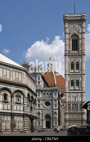 Il Campanile di Firenze, Toscana, Italia, Europa Foto Stock