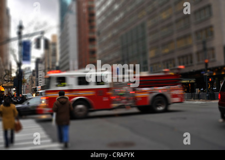 NYFD New York Fire Department, Manhattan, New York, USA, America del Nord Foto Stock