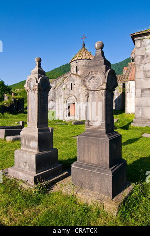 Haghpat Monastero, dichiarato patrimonio culturale mondiale dall'UNESCO, Caucaso, Armenia, Medio Oriente Foto Stock