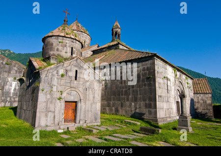 Haghpat Monastero, dichiarato patrimonio culturale mondiale dall'UNESCO, Caucaso, Armenia, Medio Oriente Foto Stock