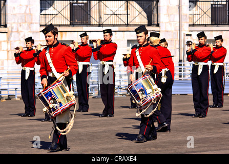 Fort Henry Kingston Ontario Canada, Fort Henry le protezioni di eseguire Foto Stock