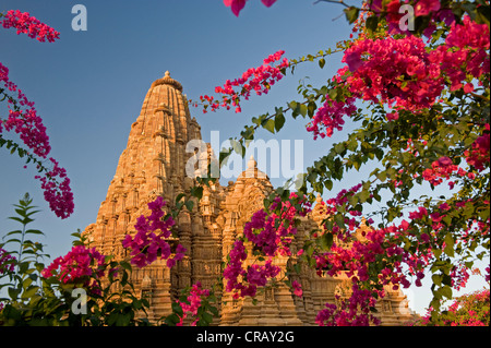 Kandariya Mahadev Temple, Khajuraho Gruppo di Monumenti Patrimonio dell'Umanità UNESCO, Madhya Pradesh, India, Asia Foto Stock