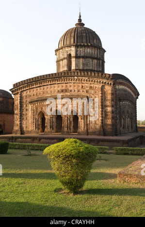 Radha Shyam tempio in terracotta, Bishnupur, Bankura distretto, West Bengal, India, Asia Foto Stock