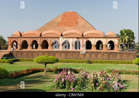 Tempio Rashmancha, mattoni e tempio di terracotta in Bishnupur, Bankura distretto, West Bengal, India, Asia Foto Stock