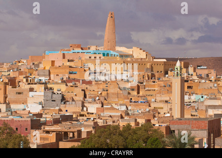 Il villaggio di Ghardaia nel Patrimonio Mondiale dell Unesco M'zab, Algeria, Africa Foto Stock