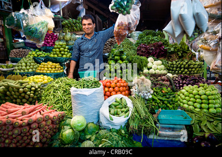 Mercato ortofrutticolo, Calcutta, Calcutta, West Bengal, India, Asia Foto Stock