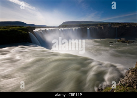 La cascata di Goðafoss nel nord dell'Islanda, Islanda, Europa Foto Stock