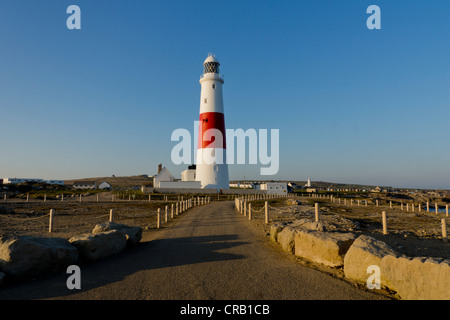 Regno Unito, Inghilterra, Dorset, Portland Bill lighthouse Foto Stock