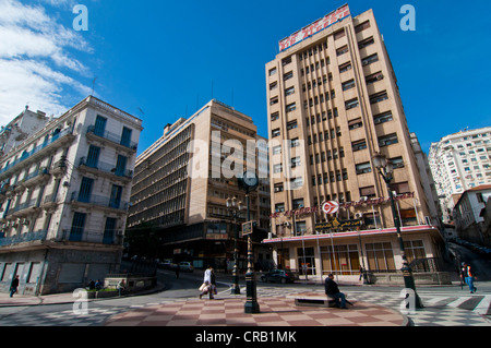 Il moderno centro di Algeri, Algeria, Africa Foto Stock