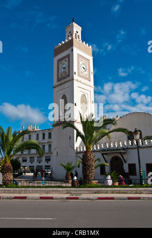 Moschea Jamaa el-Jedid moschea o dei pescatori per la Piazza dei Martiri ad Algeri, Algeria, Africa Foto Stock