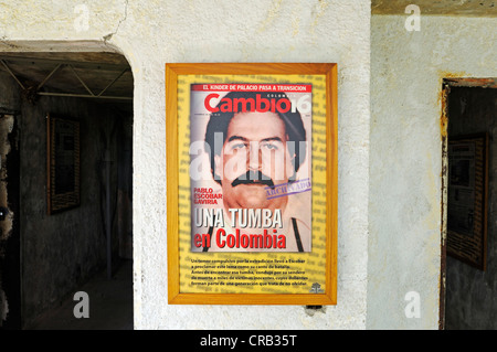 Museo e Memoriale alla Hacienda Napoles, ex tenuta di narcotrafficante Pablo Escobar, capo del cartello di Medellín Foto Stock