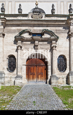 Chiesa parrocchiale di San Salvator e Santa Croce, Heilig Kreuz, ex canonici agostiniani Chiesa, Polling Baviera superiore Foto Stock