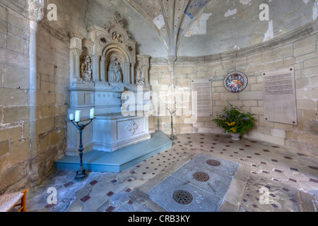 Vista interna della magnifica chiesa parrocchiale di San Giovanni Battista, antica abbazia dei premonstrati chiesa, Steingaden Foto Stock