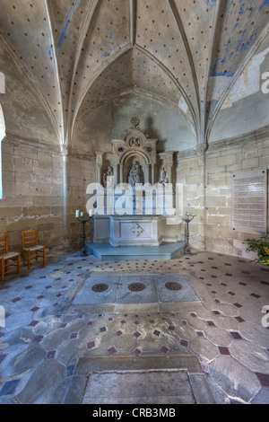 Vista interna della magnifica chiesa parrocchiale di San Giovanni Battista, antica abbazia dei premonstrati chiesa, Steingaden Foto Stock