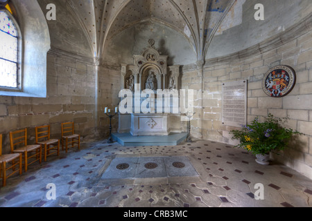 Vista interna della magnifica chiesa parrocchiale di San Giovanni Battista, antica abbazia dei premonstrati chiesa, Steingaden Foto Stock