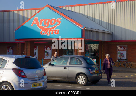 Un Argos extra store, Biggleswade, Inghilterra Foto Stock