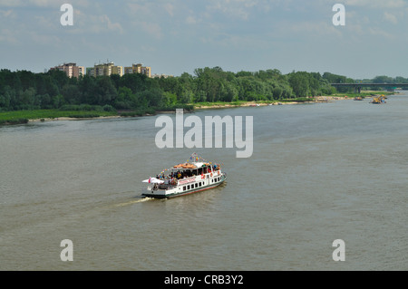 Fiume vistola a Varsavia Foto Stock