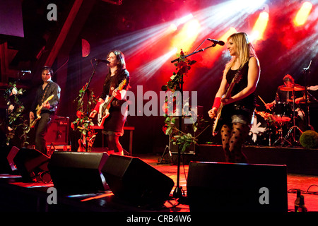 Banda musicale svizzera Dalila performing live in Schueuer concert hall, Lucerna, Svizzera, Europa Foto Stock