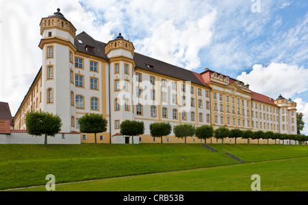 Kloster Ochsenhausen monastero, con St. Georg monastero chiesa, Ochsenhausen, quartiere Biberach, Alta Svevia Foto Stock