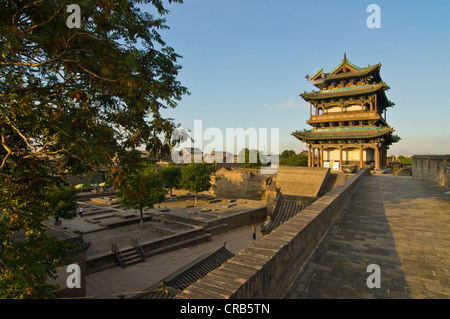 Il centro storico di Pingyao, Sito Patrimonio Mondiale dell'Unesco, Shanxi, Cina e Asia Foto Stock