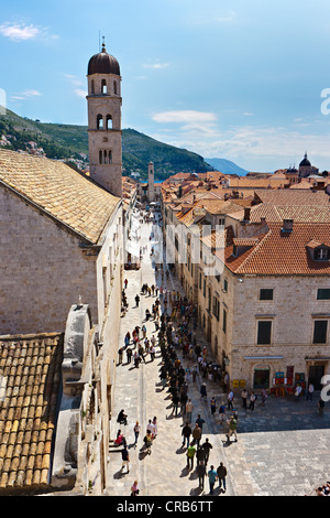 Monastero francescano nella città vecchia di Dubrovnik, Sito Patrimonio Mondiale dell'UNESCO, Dalmazia centrale, Dalmazia, costa adriatica Foto Stock