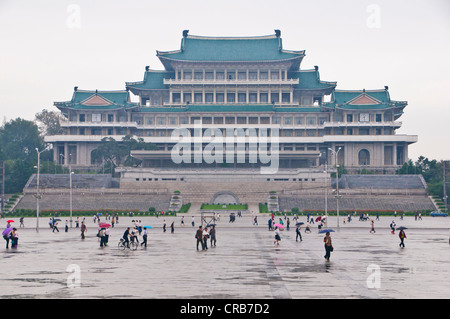 Grand popolare casa di studio, Pyongyang, Corea del Nord, Asia Foto Stock