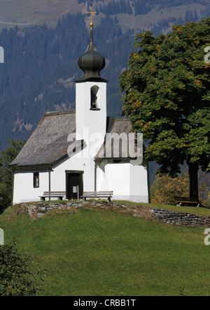 Chiesetta di Maria della Neve, Gaschurn, valle del Montafon, Vorarlberg, Austria, Europa Foto Stock