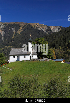 Chiesetta di Maria della Neve, Gaschurn, valle del Montafon, Vorarlberg, Austria, Europa Foto Stock