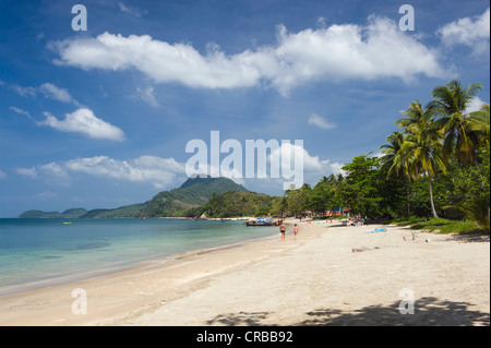 Palm Beach, Golden Pearl Beach, Ko Jum o Koh Pu isola, Krabi, Thailandia, Sud-est asiatico Foto Stock