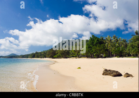 Sandy Beach, Long Beach, Isola Koh Yao Noi, Phang Nga, Thailandia, Sud-est asiatico, in Asia Foto Stock