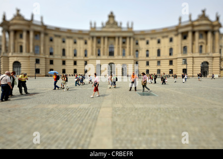 Facoltà di Giurisprudenza, Università Humboldt, HU, Università, ex biblioteca reale, fingere in miniatura, smallgantics, tilt-shift effetto Foto Stock