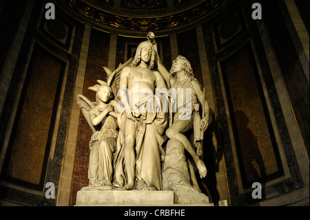 Statua di Gesù, chiesa parrocchiale Église de la Madeleine, Sainte-Marie-Madeleine, Santa Maria Maddalena, Parigi, Francia, Europa Foto Stock