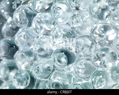 Palle di vetro di acqua ghiacciata Foto Stock