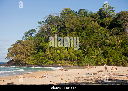 Rana rossa Beach sull'isola di Bastimentos, Bocas del Toro arcipelago, Panama, America Centrale Foto Stock