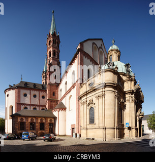 Wuerzburg cattedrale, Duomo di San Kilian con Schoenborn Cappella, Wuerzburg, bassa Franconia, Franconia, Baviera, PublicGround Foto Stock