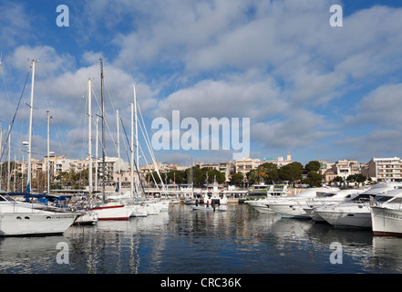 Marina, Porto Cristo, Maiorca, isole Baleari, Spagna, Europa Foto Stock