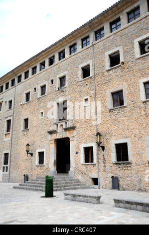 Luogo di pellegrinaggio, Santuari monastero de Lluc nelle montagne Tramuntana, Maiorca, isole Baleari, Mediterraneo, Spagna Foto Stock