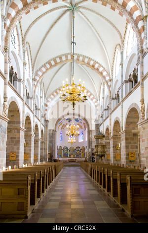 Ribe Domkirke, Cattedrale di Ribe, interno, Ribe, Jutland, Danimarca, Europa Foto Stock