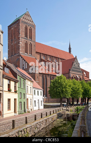 Chiesa di San Nicola, Wismar, Meclemburgo-Pomerania Occidentale, Germania Foto Stock