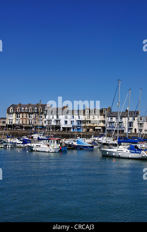 Una vista di Ilfracombe Harbour North Devon Regno Unito Foto Stock