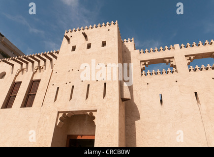 Elk206-3053 Emirati arabi uniti, Sharjah, Al Hisn Fort Museum, 1820 Foto Stock