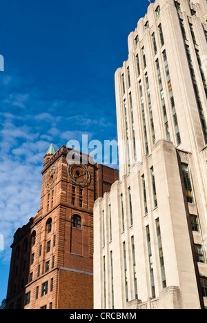 New York di assicurazione sulla vita e costruzione edificio Aldred, Montreal, QC, Canada. Foto Stock