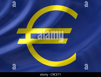 simbolo dell'euro Foto Stock